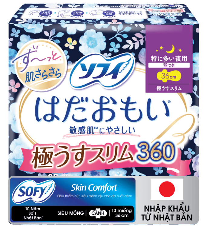 SOFY Night Skin Comfort Si&ecirc;u Mỏng 36cm